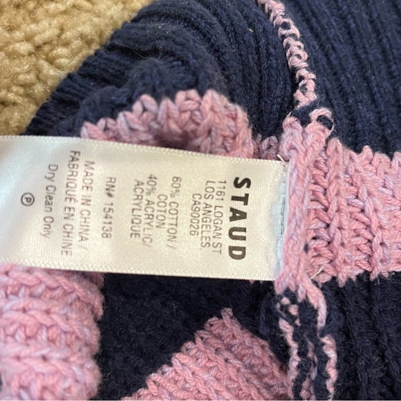💜NWT STAUD striped Hampton sweater💜 - Picture 9 of 12